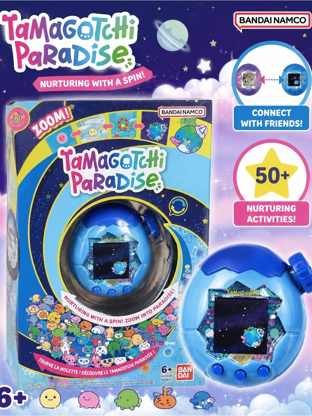 Bandai Namco Tamagotchi Paradise Virtual Pet - Bright Blue